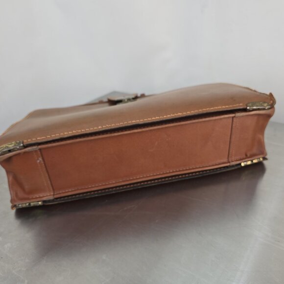 Vintage 1960s Cooper-Weeks Leather Lawyer / Teacher bag - Picture 8 of 11